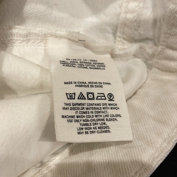 Pilcro and the Letterpress white denim jeans (sz 27) - Picture 12 of 13